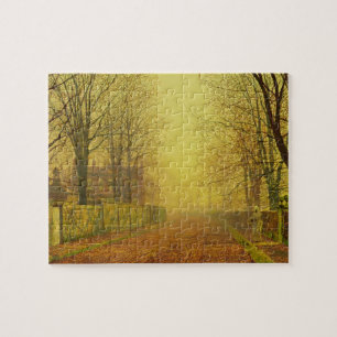 John Atkinson Grimshaw Evening Glow, c.1884 (oil Jigsaw Puzzle