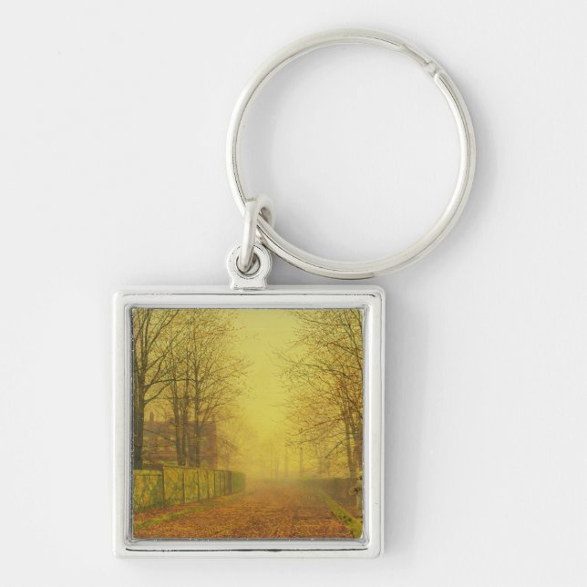 John Atkinson Grimshaw | Evening Glow, c.1884 (oil Key Ring (Front)
