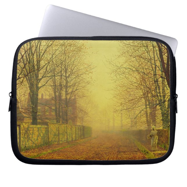 John Atkinson Grimshaw | Evening Glow, c.1884 (oil Laptop Sleeve (Front)