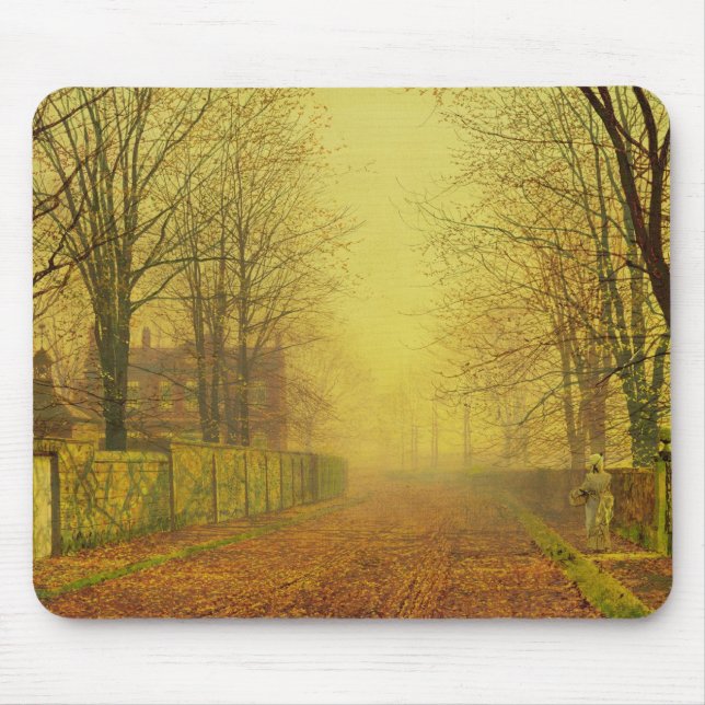 John Atkinson Grimshaw | Evening Glow, c.1884 (oil Mouse Pad (Front)