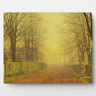 John Atkinson Grimshaw Evening Glow, c.1884 (oil Plaque