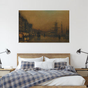 John Atkinson Grimshaw - Glasgow Canvas Print