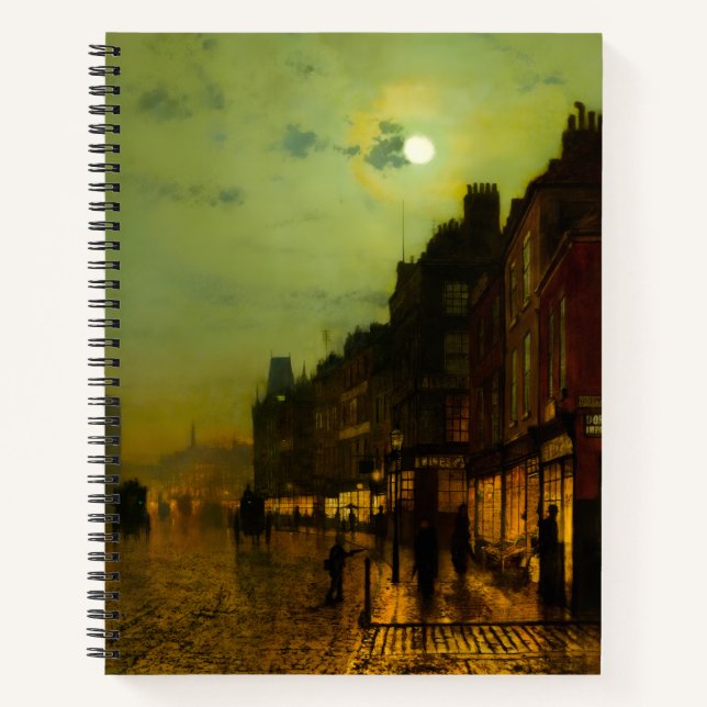 John Atkinson Grimshaw Glasgow Docks Notebook (Front)