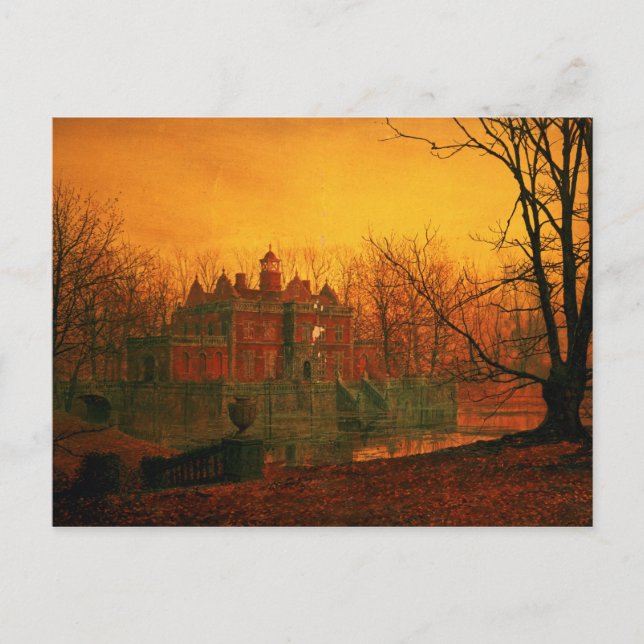 John Atkinson Grimshaw | The Haunted House Postcard (Front)