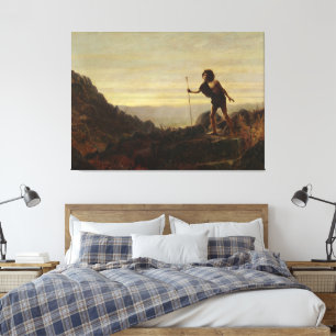 John Atkinson Grimshaw - The Parable of the Lost  Canvas Print