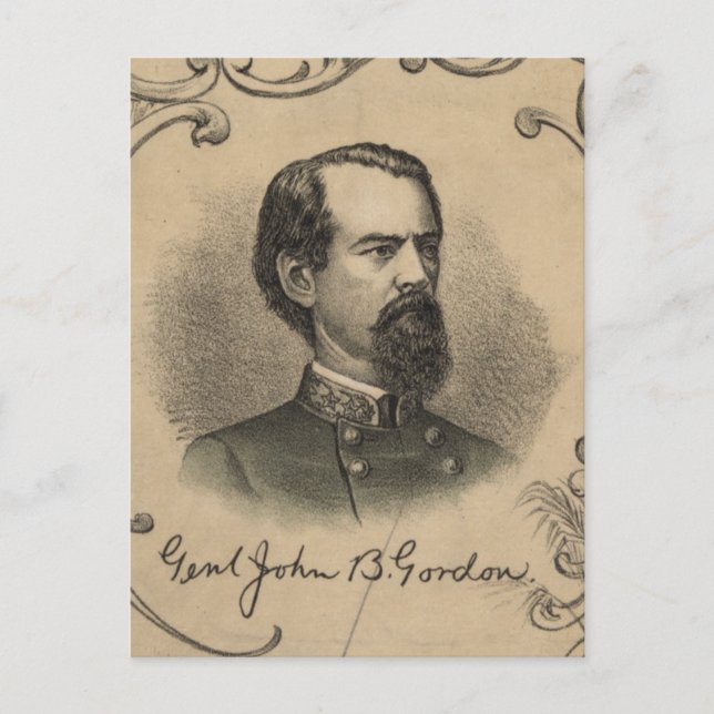 John B. Gordon Postcard (Front)