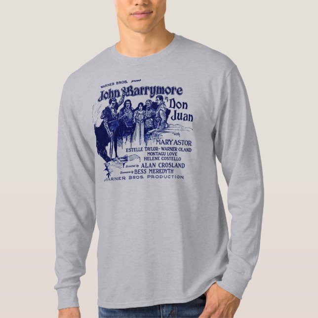 JOHN BARRYMORE DON JUAN T-Shirt (Front)