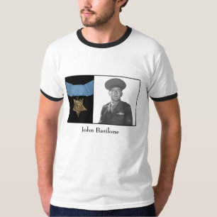 John Basilone and The Medal of Honour T-Shirt