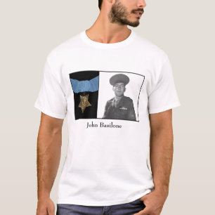 John Basilone and The Medal of Honour T-Shirt