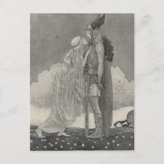 John Bauer - Freyja and Svipdag Postcard
