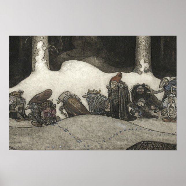 John Bauer - In the Christmas Night Poster (Front)