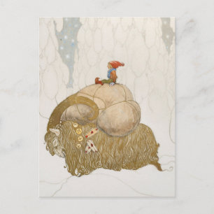 John Bauer - Julbocken Postcard