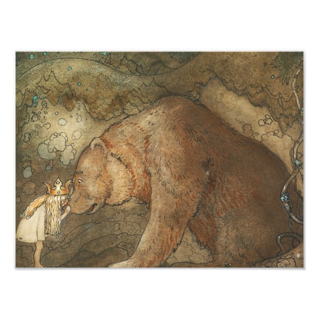 John Bauer - Poor Little Basse Photo Print (Front)