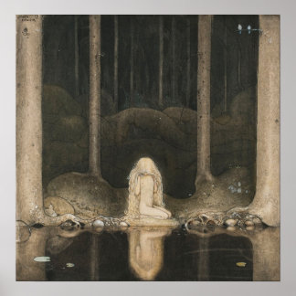 John Bauer - princess Tavstarr Poster