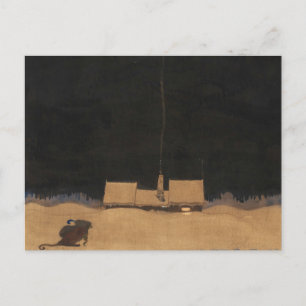 John Bauer-The Cottage at the Foot of the Mountain Postcard