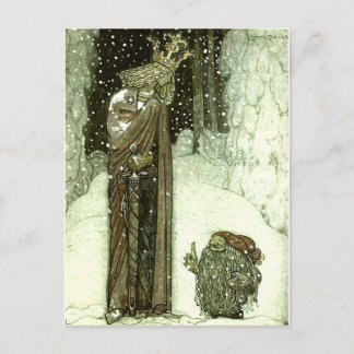 John Bauer The Princess and the Troll Postcard