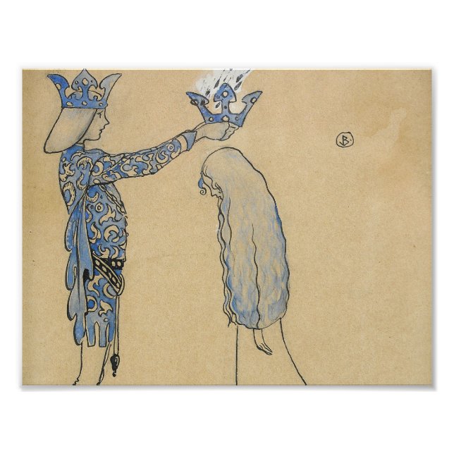John Bauer - Then Put the Prince a Crown of Gold Photo Print (Front)