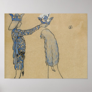 John Bauer - Then Put the Prince a Crown of Gold Poster
