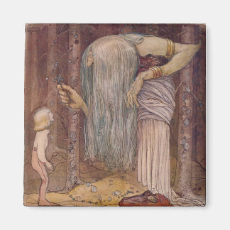 John Bauer TROLL HERB Magnet