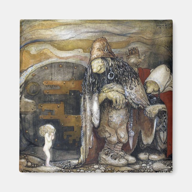 John Bauer Troll Magnet (Front)