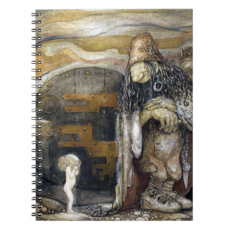 John Bauer Troll Spiral Notebook