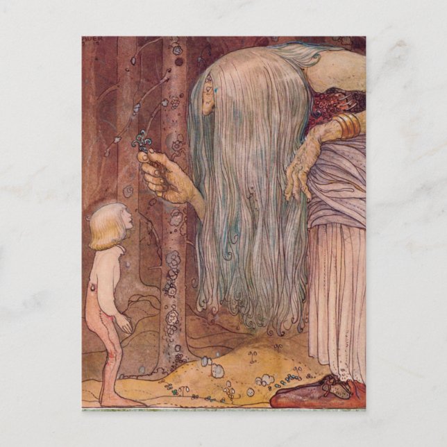 John Bauer - Trolls herb Postcard (Front)