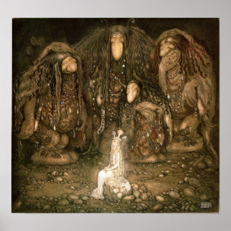 John Bauer - Trolls Poster