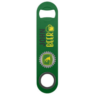 John Beer Steel Bottle Opener