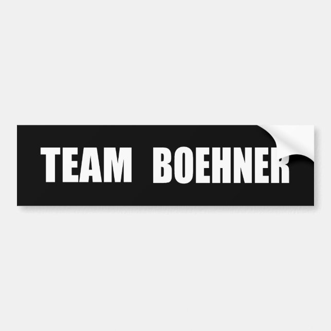 JOHN BOEHNER Election Gear Bumper Sticker (Front)