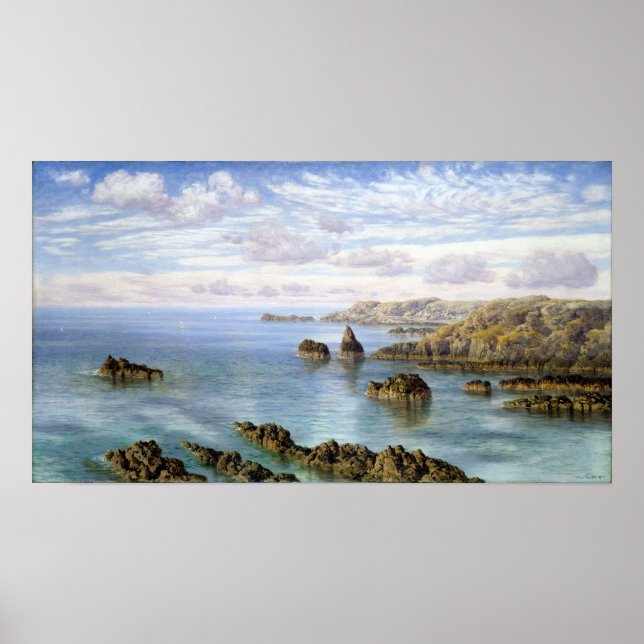 John Brett Southern Coast of Guernsey Poster (Front)