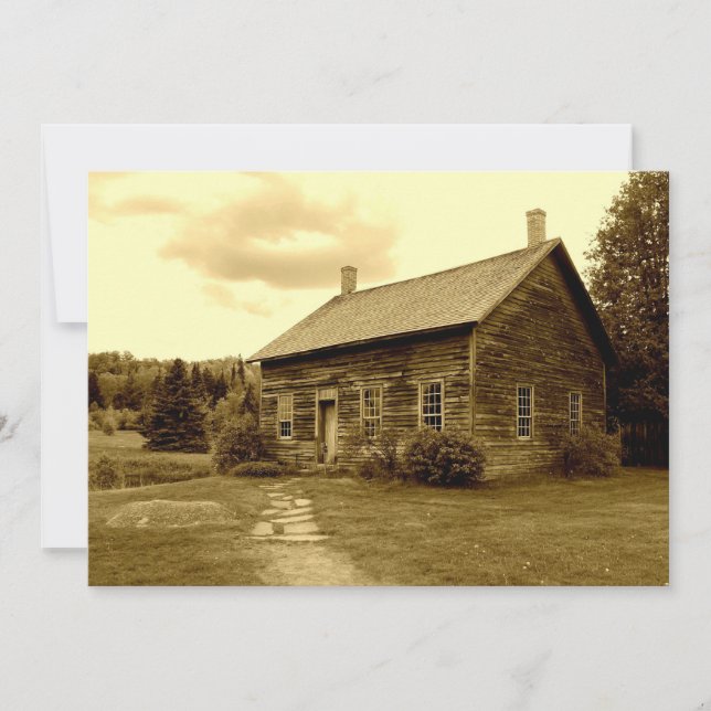 John Brown's House in the Adirondack Mountains (Front)