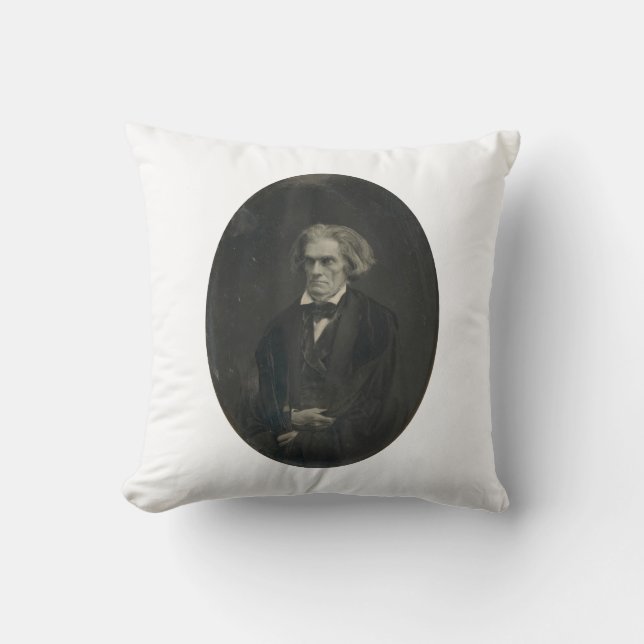 John C. Calhoun by Mathew Brady 1849 Cushion (Front)