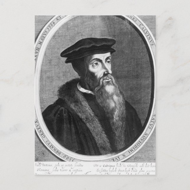 John Calvin Postcard (Front)