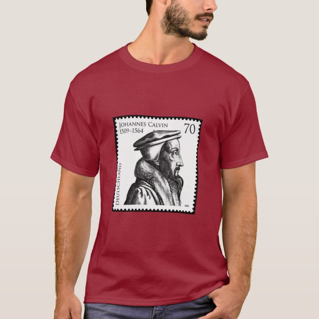John Calvin's commemorative seal T-Shirt (Front)