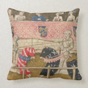John Chalon of England and Lois de Beul of France Cushion