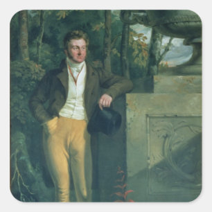 John Charles, 3rd Earl Spencer Square Sticker