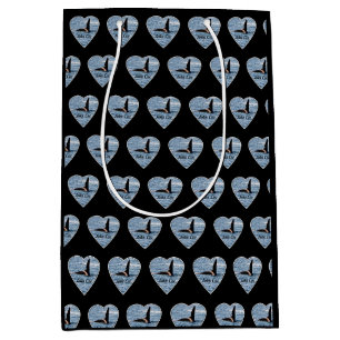 John Coe Orca Killer Whale Black Gift Bag