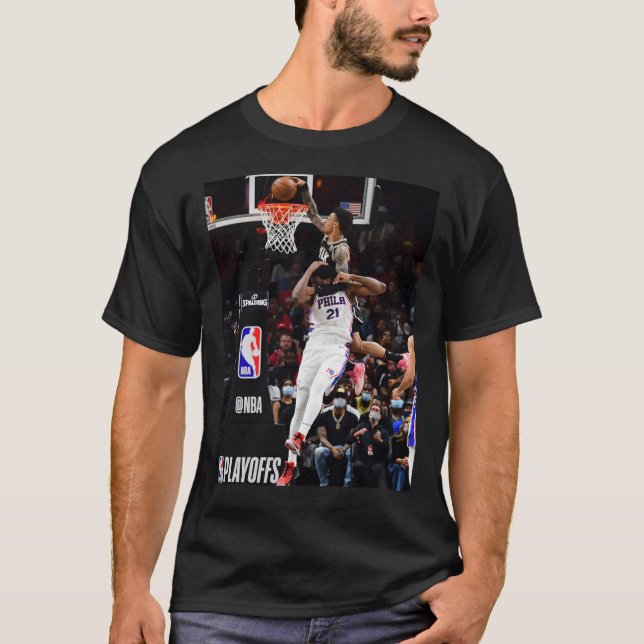 John Collins Dunk on Embiid Classic T-Shirt (Front)