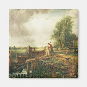 John Constable A Boat Passing a Lock Magnet