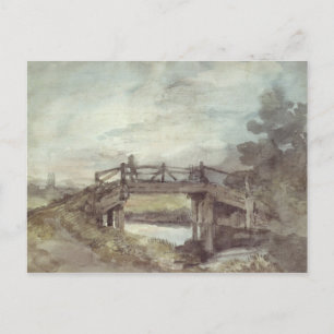 John Constable   A Bridge over the Stour Postcard
