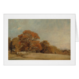 John Constable An Autumnal Landscape at East Ber