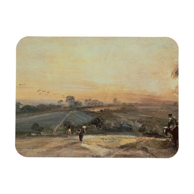 John  Constable | Autumnal Sunset Magnet (Horizontal)