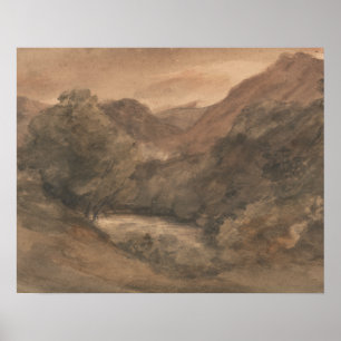 John Constable - Borrowdale- Evening after a Fine Poster