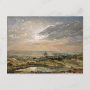 John Constable   Branch Hill Pond, Hampstead Postcard