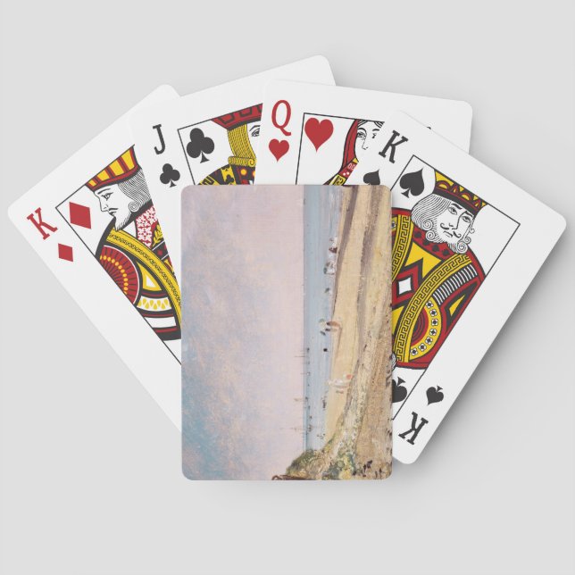John Constable | Brighton Beach (oil on canvas) Playing Cards (Back)