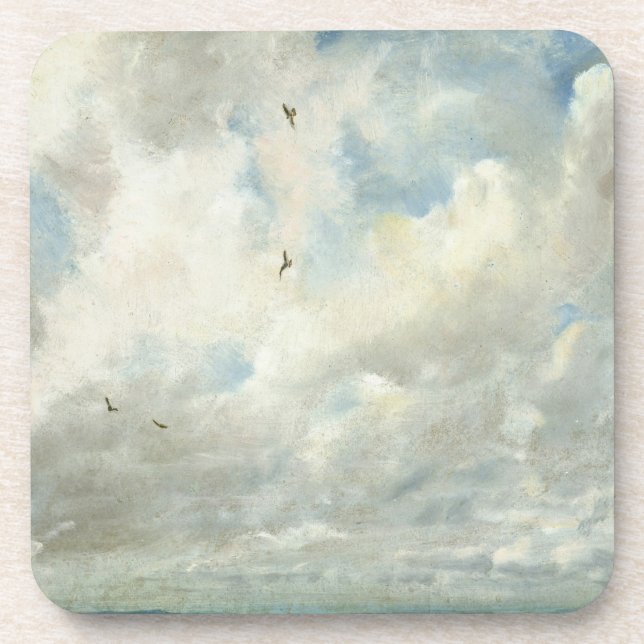 John Constable | Cloud Study, 1821 (oil on paper l Coaster (Front)