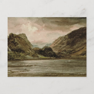 John Constable   Derwentwater, Cumberland, c.1806 Postcard