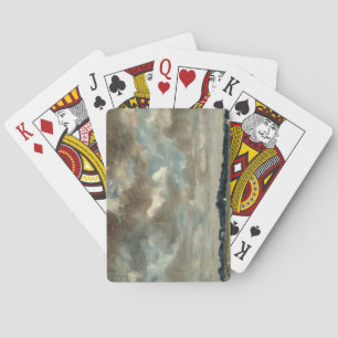 John Constable   Extensive Landscape with Grey Clo Playing Cards