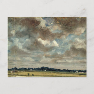 John Constable   Extensive Landscape with Grey Clo Postcard