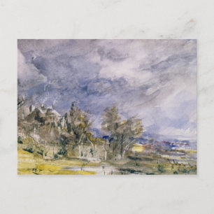 John Constable   Hampstead Heath from near Well Wa Postcard